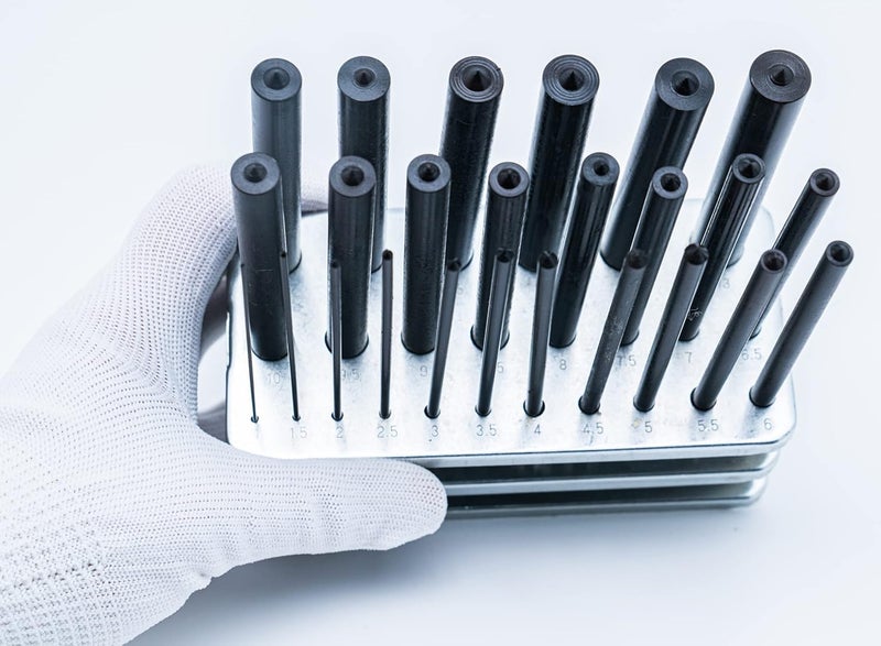 LLDSIMEX 25 Piece Transfer Punch Set 1mm to 13mm by 0.5mm - Image 2